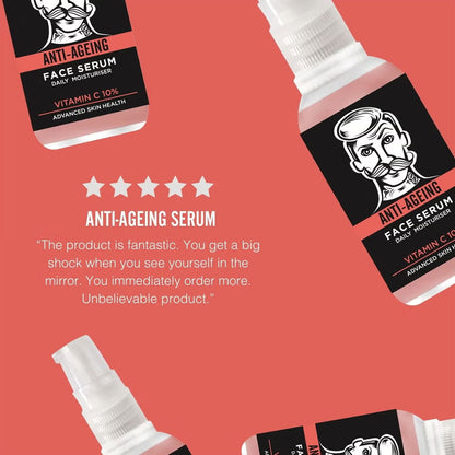 Barber Pro Anti Aging Face Serum Daily Moisturiser 30ml