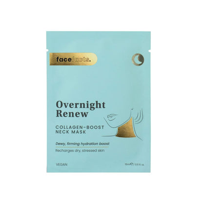 Face Facts Overnight Renew Collagen Boost Neck Masks 3pk