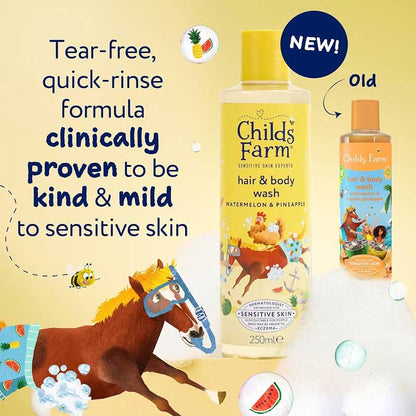 Childs Farm Hair & Body Wash Watermelon & Pineapple 250ml