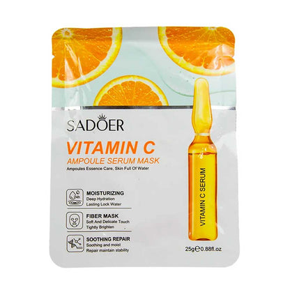 Sadoer Vitamin C Ampoule Serum Facial Mask 25g
