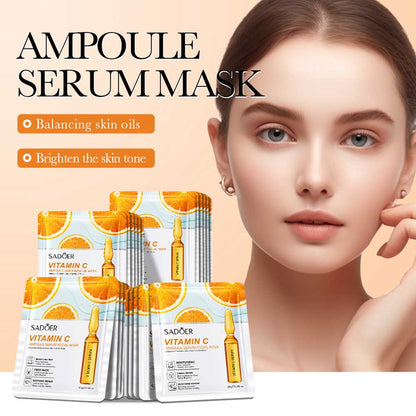 Sadoer Vitamin C Ampoule Serum Facial Mask 25g