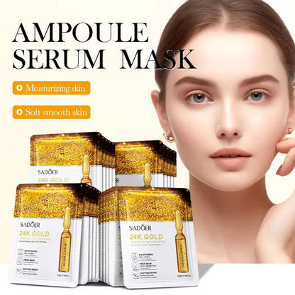 Sadoer 24K Golden Ampoule Serum Facial Mask 25ml