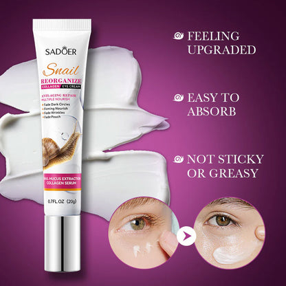 Sadoer Snail Reorganize Collagen Eye Cream 20g