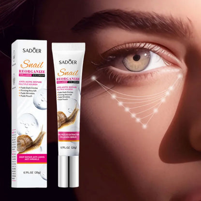 Sadoer Snail Reorganize Collagen Eye Cream 20g