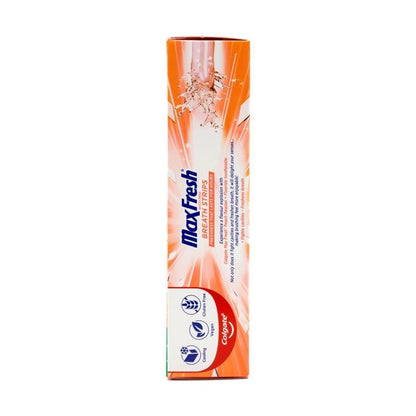 Colgate Fluoride Toothpaste Max Fresh With Mini Breath Strips Peach Passion 100g