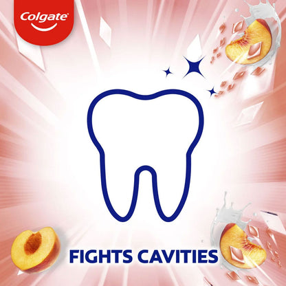 Colgate Fluoride Toothpaste Max Fresh With Mini Breath Strips Peach Passion 100g