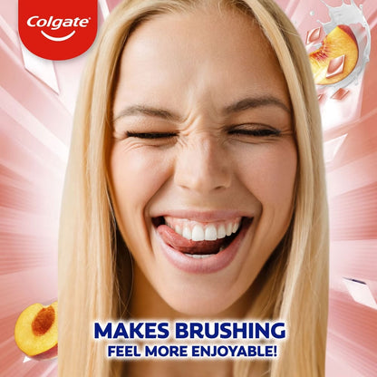 Colgate Fluoride Toothpaste Max Fresh With Mini Breath Strips Peach Passion 100g