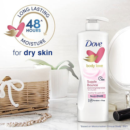 Dove Body Lotion Body Love 48H Supple Bounce For Dry Skin 400ml
