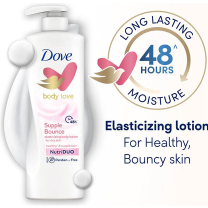 Dove Body Lotion Body Love 48H Supple Bounce For Dry Skin 400ml