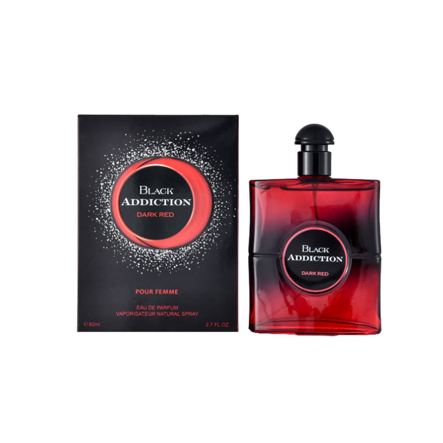Lovali Black Addiction Dark Red Eau De Parfum Spray 80ml