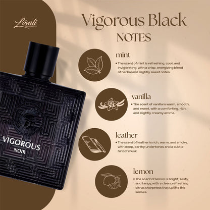 Lovali Vigorous Noir Eau De Parfum Spray 100ml