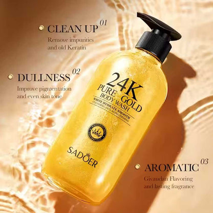 Sadoer 24K Pure Golden Body Wash 500ml