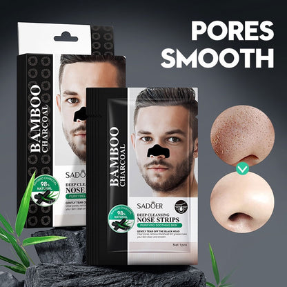 Sadoer Bamboo Charcoal Deep Cleansing Nose Strip 6pcs