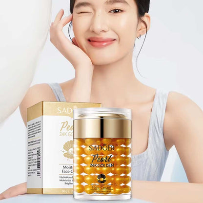 Sadoer 24K Golden Pearl Collagen Moisturize Face Cream 60g
