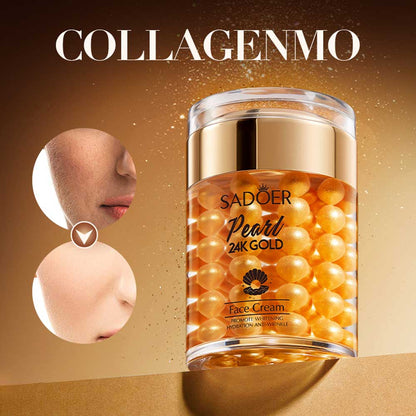 Sadoer 24K Golden Pearl Collagen Moisturize Face Cream 60g