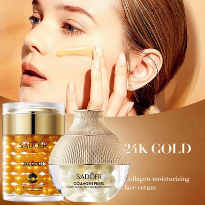 Sadoer 24K Golden Pearl Collagen Moisturize Face Cream 60g
