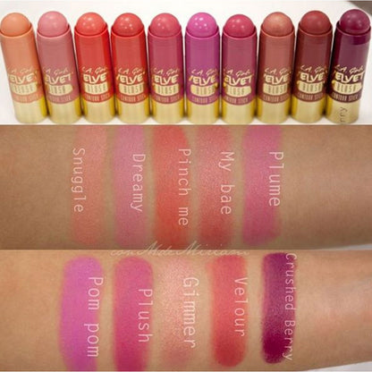 LA Girl Velvet Blush Contour Stick 584 Snuggle 5.8g