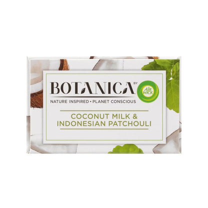 Air Wick Botanica Coconut Milk & Indonesian Patchouli 1 Plug In Diffuser & 1 Fragrance Refill