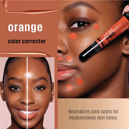 3x LA Girl HD Pro Conceal 990 Orange Corrector 8g