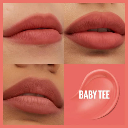 Maybelline New York SuperStay Teddy Tint Creamy Lip Tint 25 Baby Tee 5ml