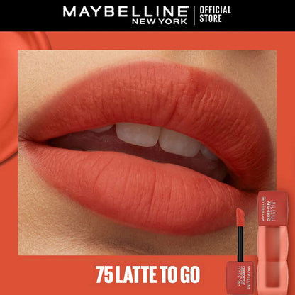 Maybelline New York SuperStay Teddy Tint Creamy Lip Tint 75 Latte To Go 5ml