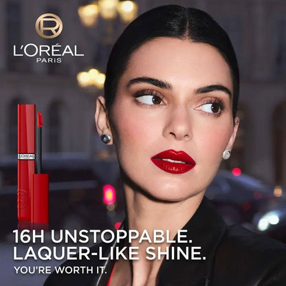 L'Oreal Paris Infallible Matte Resistance Lacquer Liquid Lipstick 16H 520 Berry Bordeaux 4ml