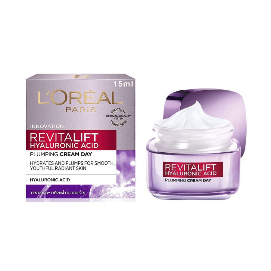 L'Oreal Revitalift Hyaluronic Acid Plumping Day Cream 15ml