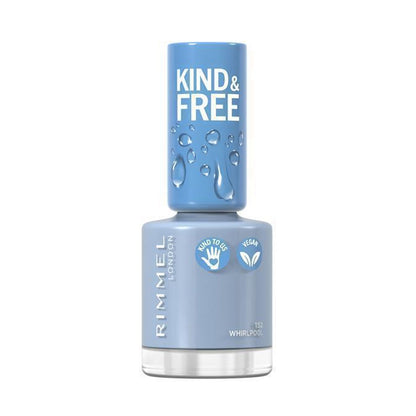 Rimmel Nail Polish Kind & Free 152 Tidal Wave Blue 8ml