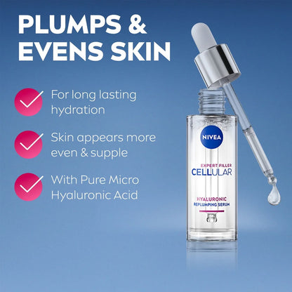 Nivea Hyaluronic Replumping Serum Expert Filler Cellular 30ml