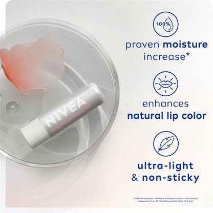 Nivea Lip Moisture Plus Hyaluron Sheer Rose 5.2g