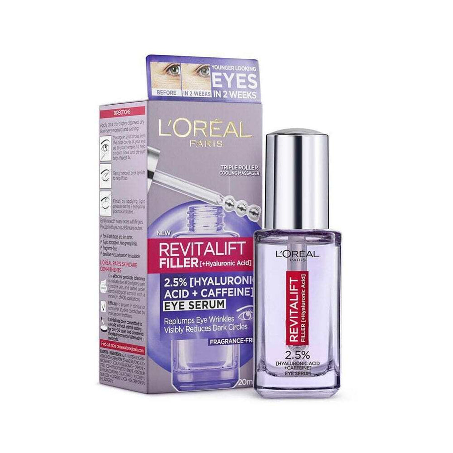 L'Oreal Paris Revitalift Filler Hyaluronic Acid Eye Serum 20ml