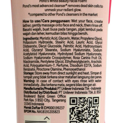 Ponds Bright Beauty Serum Facial Foam 50g
