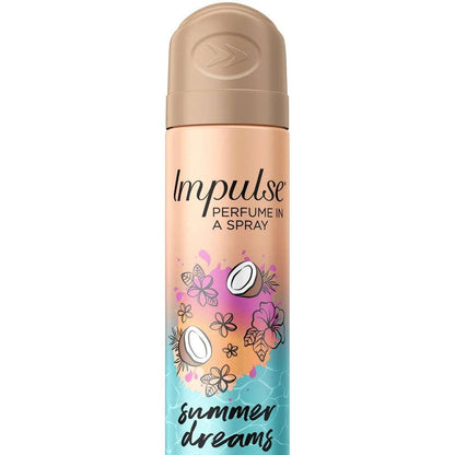 Impulse Perfume In A Spray Summer Dreams Limited Edition 50g
