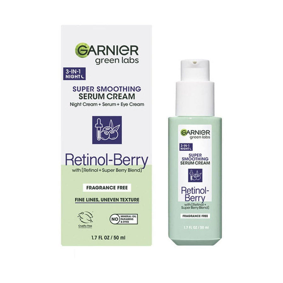 Garnier Super Smoothing Serum Cream Retinol Berry Fragrance Free 50ml