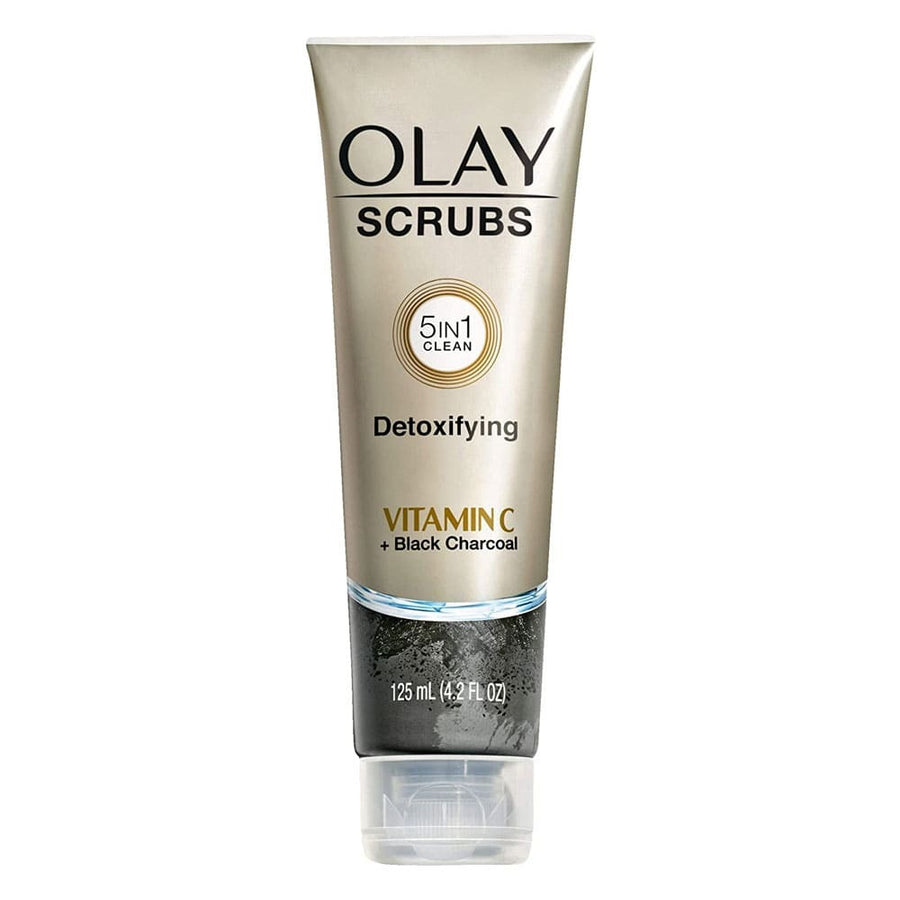 Olay Scrubs 5-In-1 Clean Detoxifying Vitamin C + Black Charcoal 125ml
