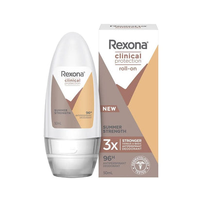 Rexona Clinical Protection Deodorant Roll On Summer Strength 50ml