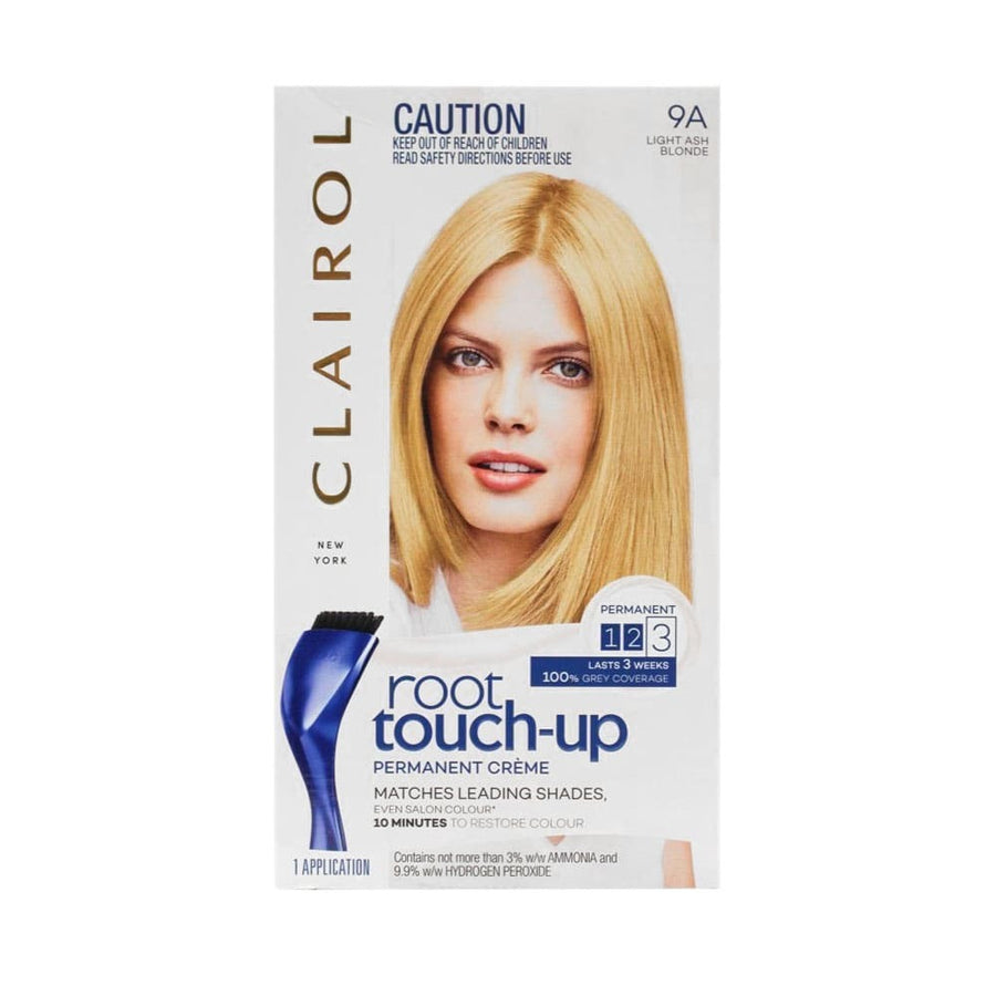 Clairol Root Touch Up Permanent Creme Hair Colour 9A Light Ash Blonde