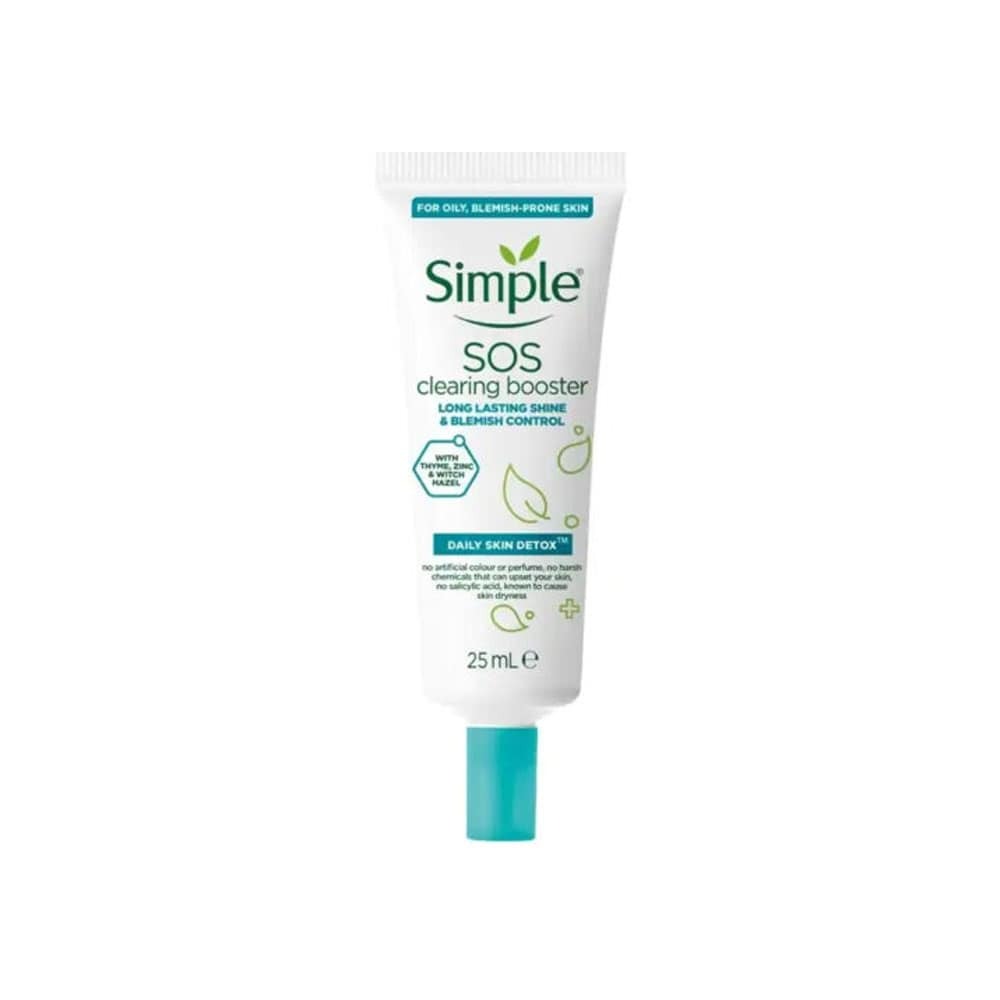 Simple Sos Clearing Booster Long Lasting Shine & Blemish Control 25ml