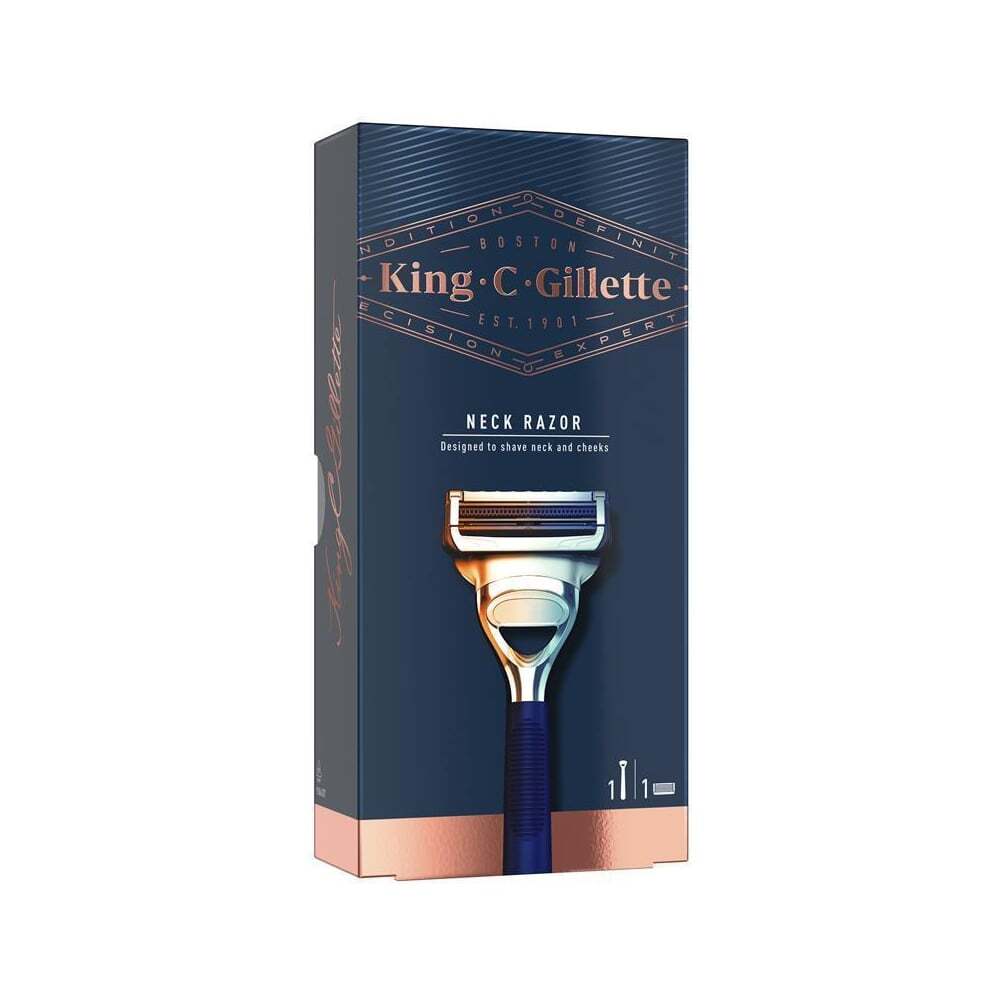 King.C.Gillette Neck Razor For Neck And Cheeks 1pk – Cosmetic Capital