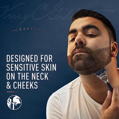 King.C.Gillette Neck Razor Blades 3pk