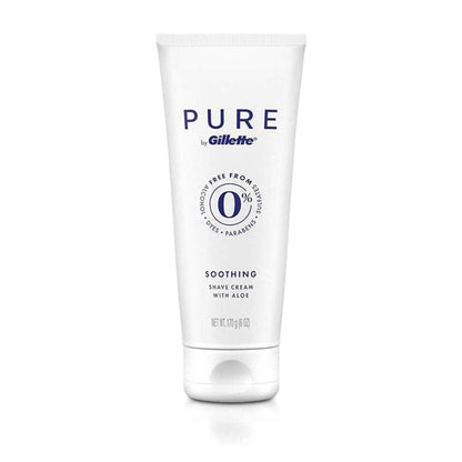 Gillette Pure Shave Cream Soothing With A Touch Of Aloe 170g