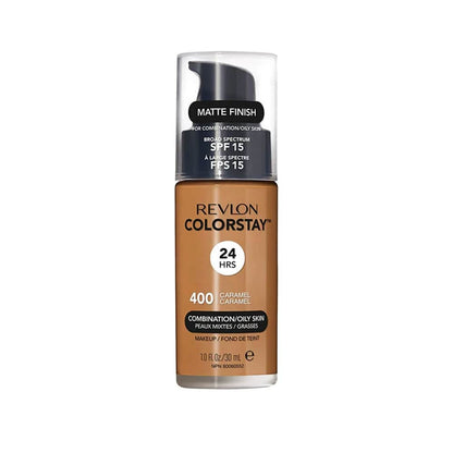 Revlon ColorStay Makeup Combination/Oily Skin Matte Finish Foundation SPF15 400 Caramel 30ml