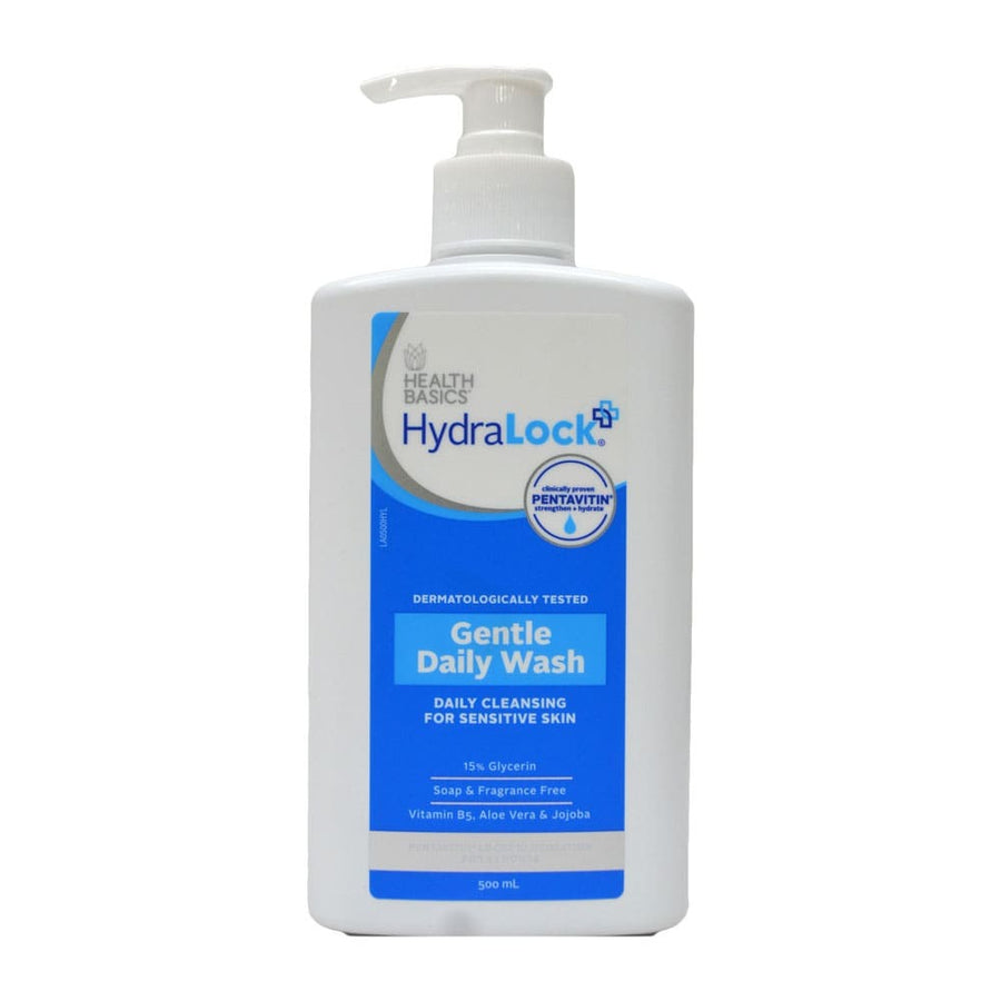 Health Basics Hydra Lock Gentle Daily Wash For Sensitive Skin 500ml