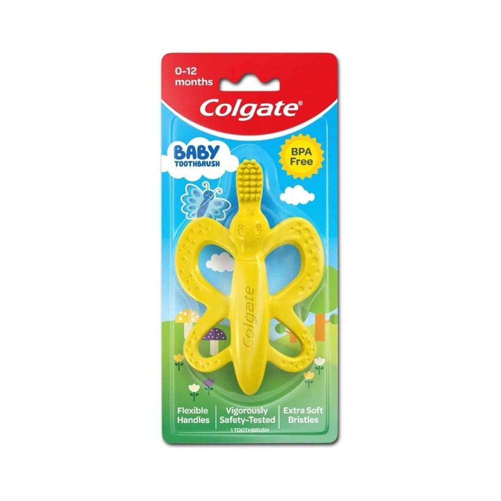 Colgate Baby Toothbrush Flexible Handles Extra Soft Bristles 1pk