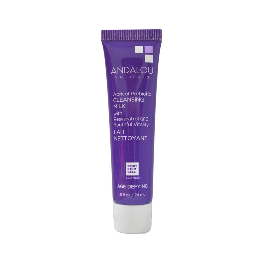 Andalou Naturals Age Defying Apricot Prebiotic Cleansing Milk 24ml - Travel Size