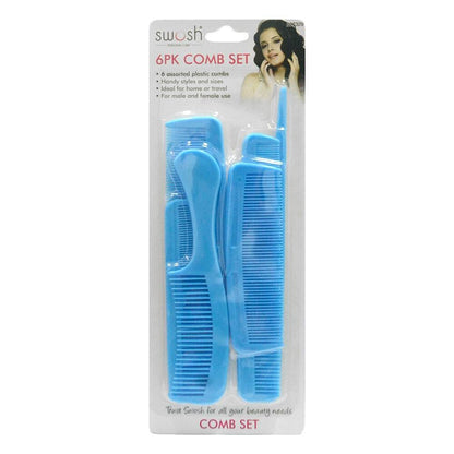 Swosh 6pk Comb Set Blue