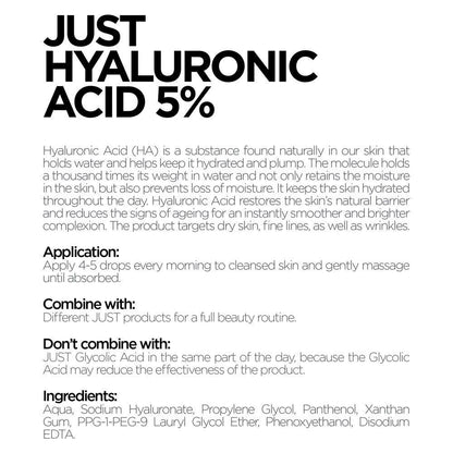 Revox Just Hyaluronic Acid 5% Hydrating Fluid 30ml