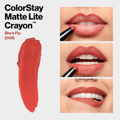 Revlon ColorStay Matte Lite Crayon 008 She's Fly