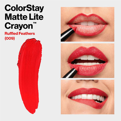 Revlon ColorStay Matte Lite Crayon 009 Ruffled Feathers