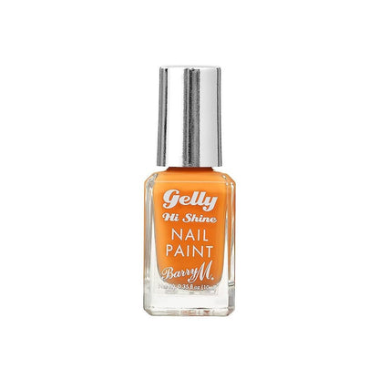 Barry M Gelly Hi Shine Nail Polish Mandarin 10ml